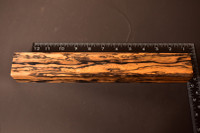 Stabilized Curly Black and White Ebony 35 (1.65 x 1.45 x 12)