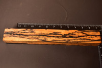 Stabilized Curly Black and White Ebony 36 (1.65 x 1.45 x 12)