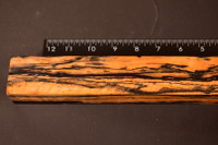 Stabilized Curly Black and White Ebony 36 (1.65 x 1.45 x 12)