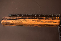 Stabilized Curly Black and White Ebony 37 (1.65 x 1.5 x 12)
