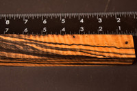 Stabilized Curly Black and White Ebony 39 (1.25 x 1.25 x 12)