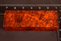Stabilized Amboyna Burl 113B (1.9 x 1.15 x 5.85)