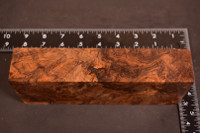 Stabilized Circassian Walnut Burl 5 (1.85 x 1.6 x 7.5)