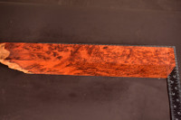 Stabilized Red Amboyna Burl 1 (1.5 x 2.4 x 12-12.8)