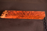 Stabilized Red Amboyna Burl 1 (1.5 x 2.4 x 12-12.8)
