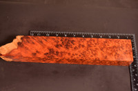 Stabilized Red Amboyna Burl 1 (1.5 x 2.4 x 12-12.8)