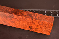 Stabilized Red Amboyna Burl 2 (1.5 x 2.4 x 12-12.8)