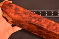 Stabilized Red Amboyna Burl 2 (1.5 x 2.4 x 12-12.8)