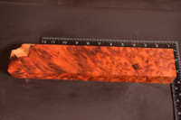 Stabilized Red Amboyna Burl 2 (1.5 x 2.4 x 12-12.8)