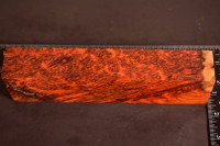 Stabilized Red Amboyna Burl 3 (2.3 x 1.4 x 8.4)
