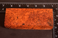Stabilized Red Amboyna Burl 4 (2.1 x 1.1 x 5)
