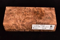 Stabilized Circassian Walnur Burl 1 (2.4 x 1.55 x 5.75)