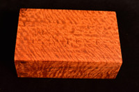 Stabilized Curly Red Narra 85 (3.4 x 1.85 x 5.25)