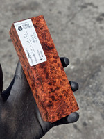 Stabilized Amboyna Burl 64E (1.75 x 1.65 x 5.5)