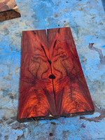 Crotch Feather Siam Rosewood Pair 2 (4 - 3.25  x 1.35 x 12.5)x2