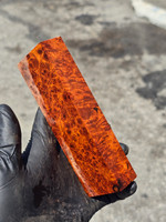 Stabilized Red Amboyna Burl 80E (1.85 x 1 x 5.65)