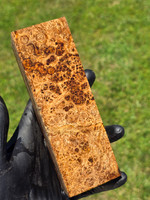 Stabilized Amboyna Burl 37 (1.9 x 1.9 x 5.85)