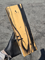 Black And White Ebony 9 (4 x 1.4 x 12.2)