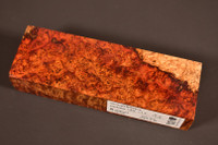 Stabilized Amboyna Burl 3B (1.95 x 1.2 x 5.8)
