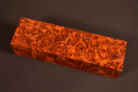 Stabilized Red Amboyna Burl 4 (1.65 x 1.3 x 5.5)