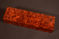 Stabilized Red Amboyna Burl 7 (1.7 x 1.1 x 5.75)