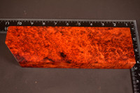 Stabilized Red Amboyna Burl 34 (2.9 x 1.2 x 9.35)