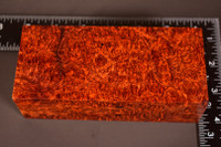 Stabilized Red Amboyna Burl 45 (1.75 x 2.45 x 5.5)