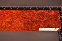 Stabilized Red Amboyna Burl 46 (2.55 x 1.35 x 9.4)