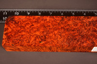Stabilized Red Amboyna Burl 46 (2.55 x 1.35 x 9.4)