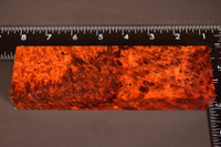 Stabilized Red Amboyna Burl 49 (2 x 1.15 x 6.7)