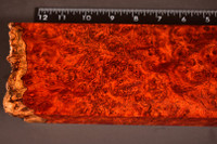 BEST Stabilized Red Amboyna Burl 57 (3.65 x 1.15 x 11.5)