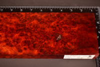 BEST Stabilized Red Amboyna Burl 59 (3.9 x 1.2 x 11.5 - 12.5)