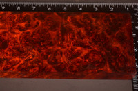 BEST Stabilized Red Amboyna Burl 61 (3.7 x 1.15 x 11.7)