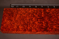 Stabilized Red Amboyna Burl 63 (3.65 x 1.2 x 11.5)