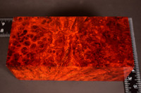 Stabilized Red Amboyna Burl 68 (3 x 2.5 x 6.4)