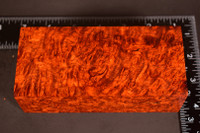 Stabilized Red Amboyna Burl 69 (1.7 x 2.55 x 5.5)