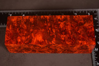 Stabilized Red Amboyna Burl 80 (2.1 - 2 x 1.6 x 5.65)