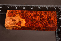 Stabilized Amboyna Burl 68B (1.95 x 1.2 x 5.8)