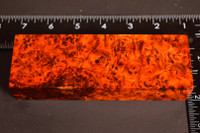 Stabilized Amboyna Burl 75B (1.95 x 1.2 x 5.8)