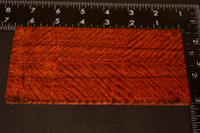 Stabilized Curly Red Narra Scales 1 (1.55 x .35 x 6.375)x2