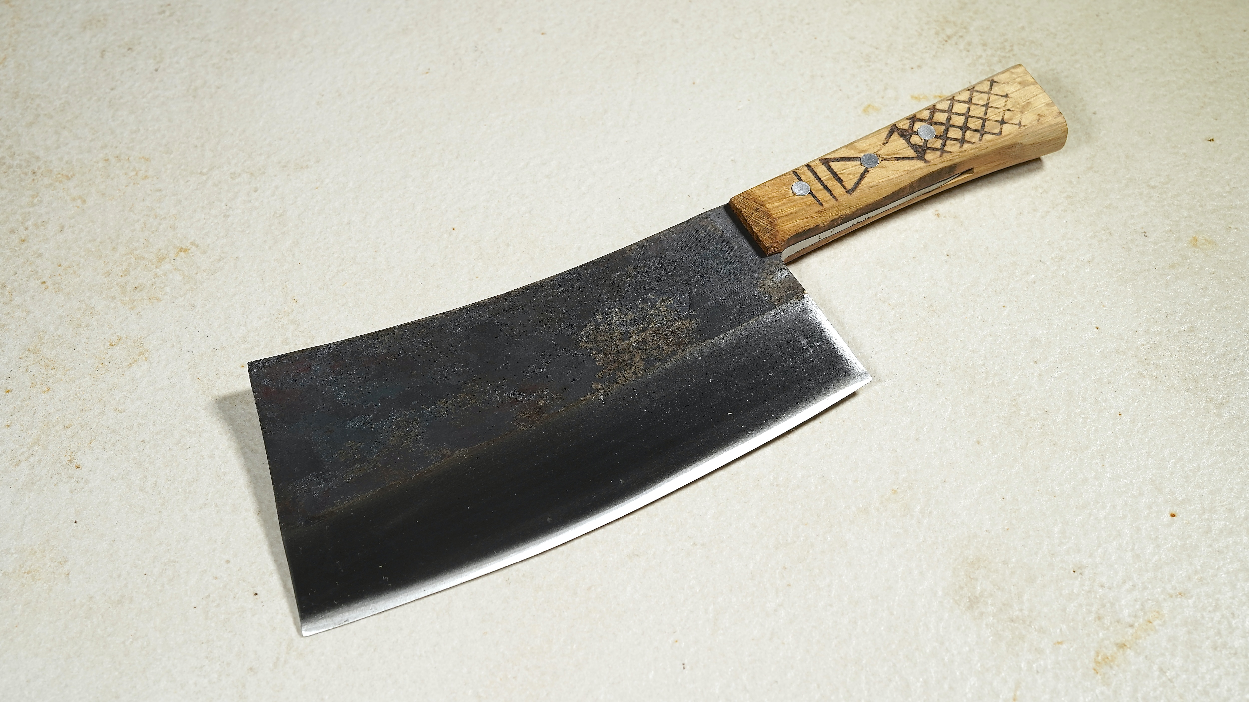 Hand Forged Heavy Butcher Cleaver - Greenberg Woods
