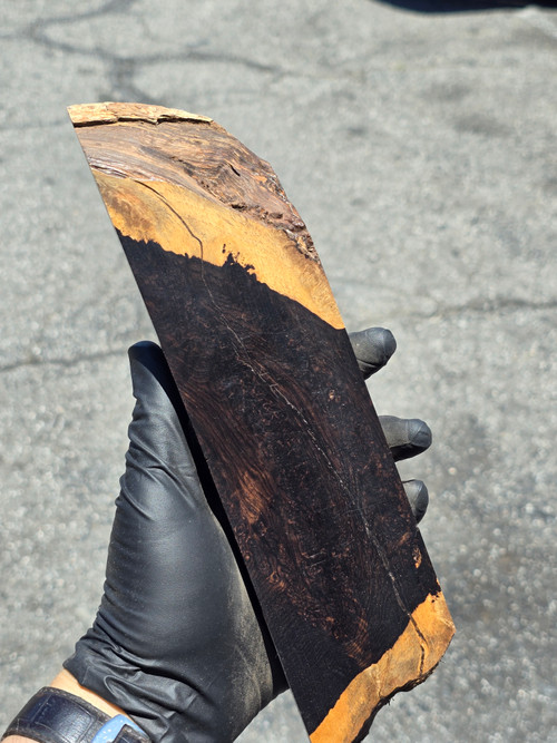 African Blackwood Burl 25 (2.5 x 1.15 x 7 - 10.75)