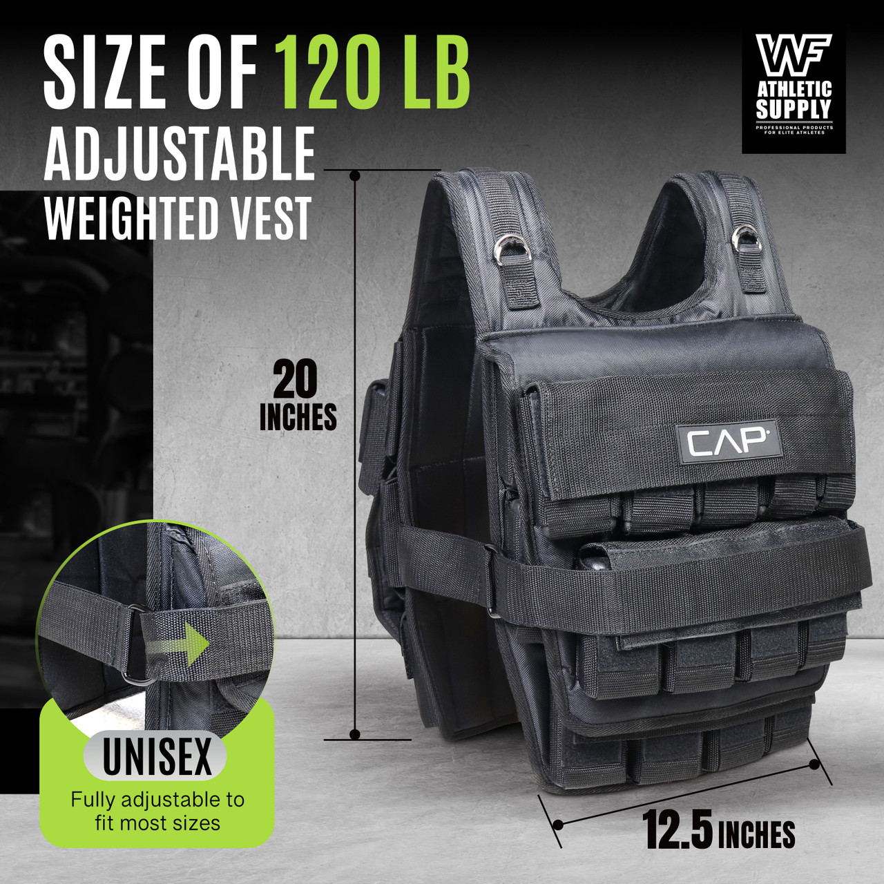 Adjustable Weighted Vest for Strength Training - Main Image