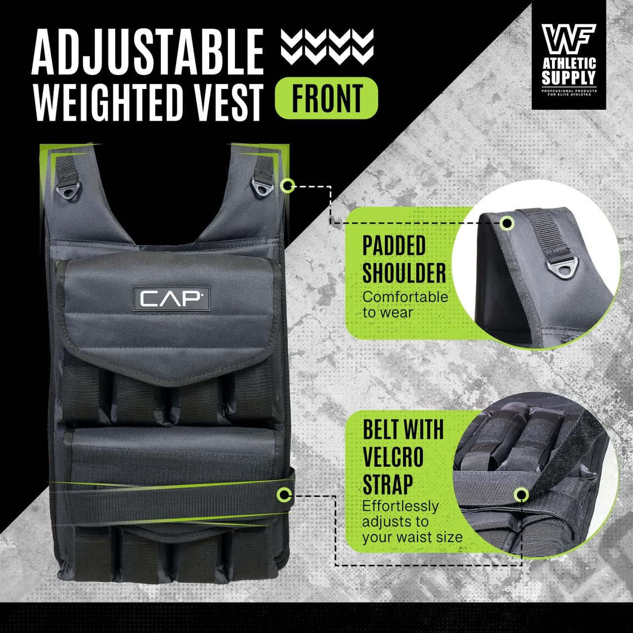 Adjustable Weighted Vest for Strength Training