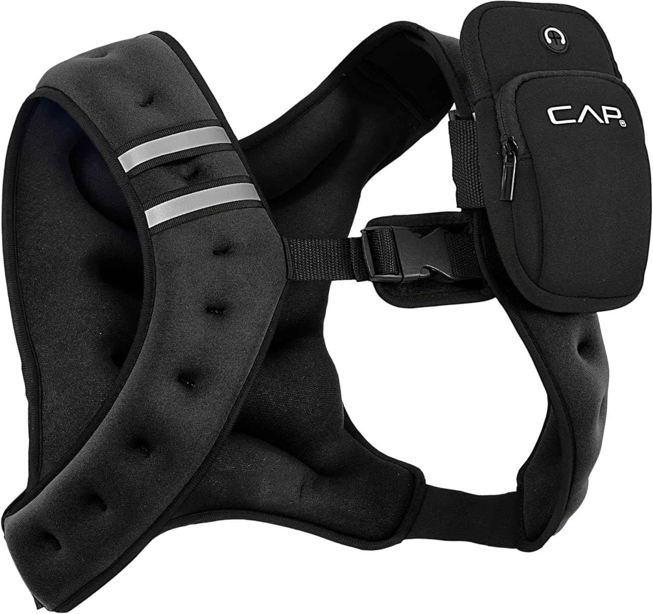CAP Barbell 8LB Weighted Vest with Phone Pouch