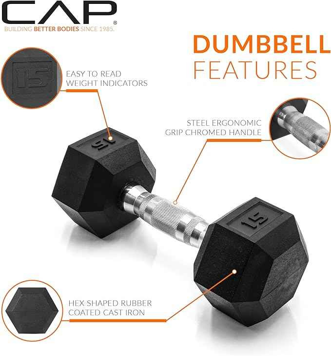 CAP Barbell Hex Dumbbell - Thumbnail 3