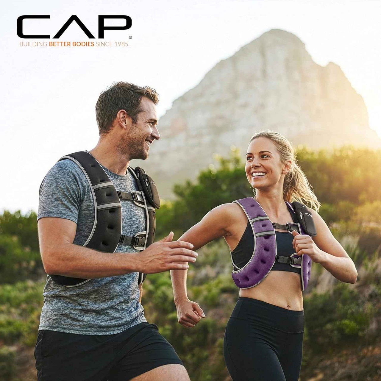 CAP Weighted Vest | 8lb -30lbs | Reflective Workout Vest