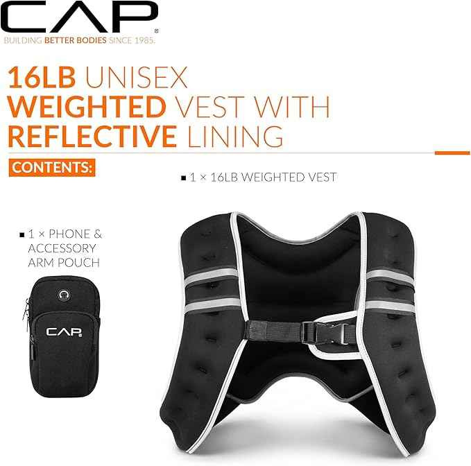 Weighted Vest | 8lb -30lbs | Reflective Workout Vest - Green