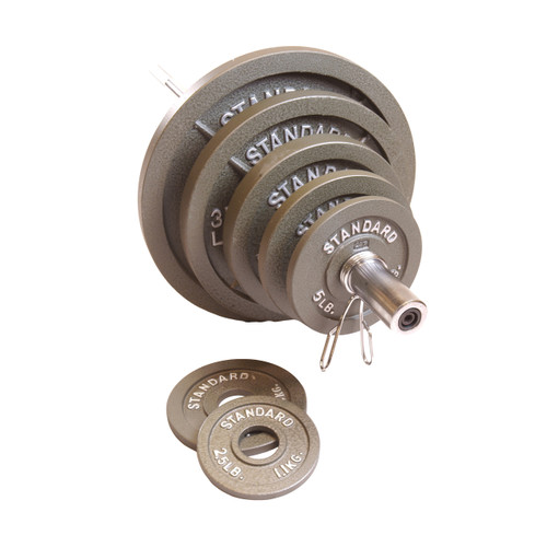 CAP BARBELL 300 POUND OLYMPIC SET, Gray CAP BARBELL 300 POUND OLYMPIC SET, Gray