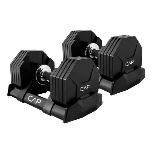 CAP Barbell Adjustabell Dumbbell 50-Pound Pair